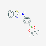 Structure of N-(4-(4,4,5,5-Tetramethyl-1,3,2-dioxaborolan-2-yl)phenyl)benzo[d]thiazol-2-amine