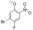 Structure of 1-BroMo-2-fluoro-5-Methoxy-4-nitrobenzene