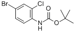Structure of TERT-BUTYL 4-BROMO-2-CHLOROPHENYLCARBAMATE