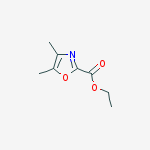 Structure of 4,5-DIMETHYL-2-OXAZOLECARBOXYLIC ACID ETHYL ESTER