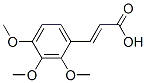 Structure of trans-2,3,4-Trimethoxycinnamic acid