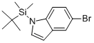 Structure of 5-bromo-1-(tert-butyldimethylsilyl)-1h-indole