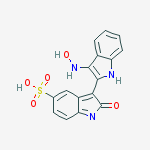 Structure of Indirubin-3'-monoxime-5-sulphonic Acid