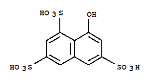 Structure of 3,6-Naphthalenetrisulfonicacid,8-hydroxy-1
