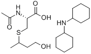 Structure of N-ACETYL-S-(3-HYDROXYPROPYL-1-METHYL)-L-CYSTEINE, DICYCLOHEXYLAMMONIUM SALT