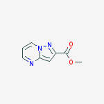 Methyl Pyrazolo[1,5-a]pyrimidine-2-carboxylate结构式