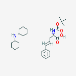 Structure of Dicyclohexylamine (S)-2-((tert-butoxycarbonyl)amino)-5-phenylpent-4-enoate