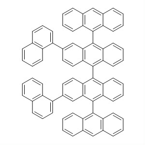 Structure of 9,9'-Bianthracene, 10,10'-di-2-naphthalenyl-