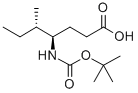 N-T-BUTOXYCARBONYL-GAMMA-L-ISOLEUCINE结构式