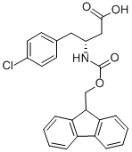 Structure of FMOC-(R)-3-AMINO-4-(4-CHLORO-PHENYL)-BUTYRIC ACID