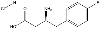 Structure of (S)-3-AMino-4-(4-fluorophenyl)-butyric acid-HCl