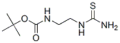 Structure of Carbamic acid, [2-[(aminothioxomethyl)amino]ethyl]-, 1,1-dimethylethyl ester