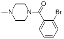 Structure of (2-Bromophenyl)(4-methylpiperazin-1-yl)methanone