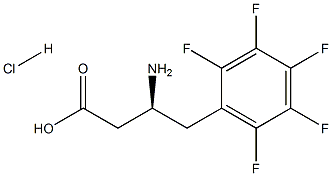 Structure of (S)-3-AMino-4-(pentafluorophenyl)-butyric acid-HCl