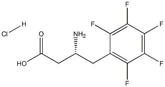 Structure of (R)-3-AMino-4-(pentafluorophenyl)-butyric acid-HCl