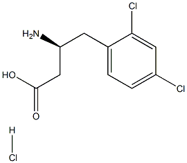 Structure of (S)-3-AMino-4-(2,4-dichlorophenyl)-butyric acid-HCl