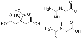 Structure of DICREATINE CITRATE