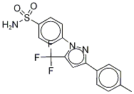 Structure of N-De(4-sulfonaMidophenyl)-N'-(4-sulfonaMidophenyl) Celecoxib