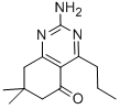 2-AMINO-7,8-DIHYDRO-7,7-DIMETHYL-4-PROPYL-5(6H)-QUINAZOLINONE结构式