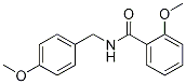 Structure of 2-methoxy-N-(4-methoxybenzyl)benzamide