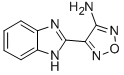 3-AMINE-4-(1H-BENZIMIDAZOL-2-YL)-1,2,5-OXADIAZOLE结构式
