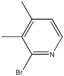 2-溴-3,4-二甲基吡啶结构式