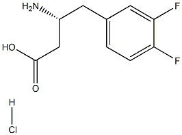 Structure of (R)-3-AMino-4-(3,4-difluorophenyl)-butyric acid-HCl