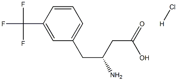 Structure of (R)-3-AMino-4-(3-trifluoroMethylphenyl)-butyric acid-HCl