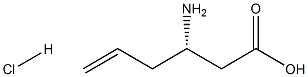 (S)-3-AMino-5-hexenoic acid-HCl结构式