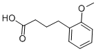 4-(2-methoxyphenyl)butyric acid结构式
