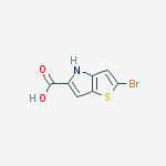Structure of 2-Bromo-4H-thieno[3,2-b]pyrrole-5-carboxylic acid