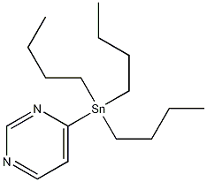 Structure of 4-(Tributylstannyl)pyrimidine