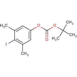 Structure of Carbonic acid, 1,1-dimethylethyl 4-iodo-3,5-dimethylphenyl ester
