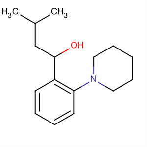 Structure of Benzenemethanol, a-(2-methylpropyl)-2-(1-piperidinyl)-