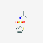 Structure of Thiophene-2-sulfonic acid isopropylaMide