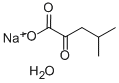 Structure of 4-METHYL-2-OXOPENTANOIC ACID, SODIUM SALT, HYDRATE, 98+%