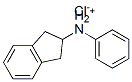 Structure of (2,3-dihydro-1H-inden-2-yl)(phenyl)ammonium chloride
