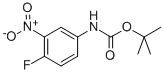 Structure of TERT-BUTYL 4-FLUORO-3-NITROPHENYLCARBAMATE