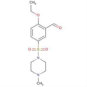 Structure of 1-[(4-Ethoxy-3-formylphenyl)sulfonyl]-4-methylpiperazine