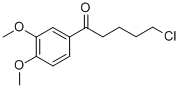 Structure of 1-CHLORO-5-(3,4-DIMETHOXYPHENYL)-5-OXOPENTANE