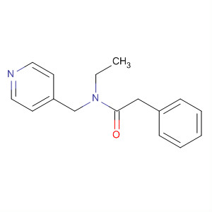 Benzeneacetamide, N-ethyl-N-(4-pyridinylmethyl)-结构式