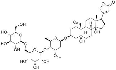 Structure of K-STROPHANTHOSIDE