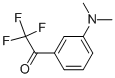 1-[3-(dimethylamino)phenyl]-2,2,2-trifluoroethanone结构式