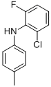(2-CHLORO-6-FLUOROPHENYL)-P-TOLYL-AMINE结构式