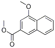 Structure of 2-Naphthalenecarboxylic acid, 4-methoxy-, methyl ester