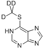 6-METHYL-D3-MERCAPTOPURINE结构式