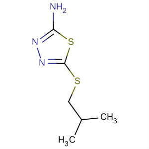 Structure of 5-Isobutylthio-1,3,4-thiadiazol-2-amine