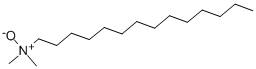 Structure of MYRISTYL DIMETHYLAMINE OXIDE