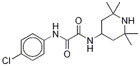 N-(4-氯苯基)-N'-(2,2,6,6-四甲基哌啶-4-基)草酰胺 的化学结构式