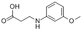 Structure of 3-[(3-methoxyphenyl)amino]propanoic acid